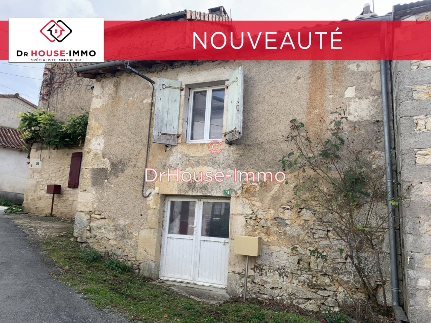 Photo 1 : Vente Maison 4 pièces Saint-Pardoux-la-Rivière 110 m²