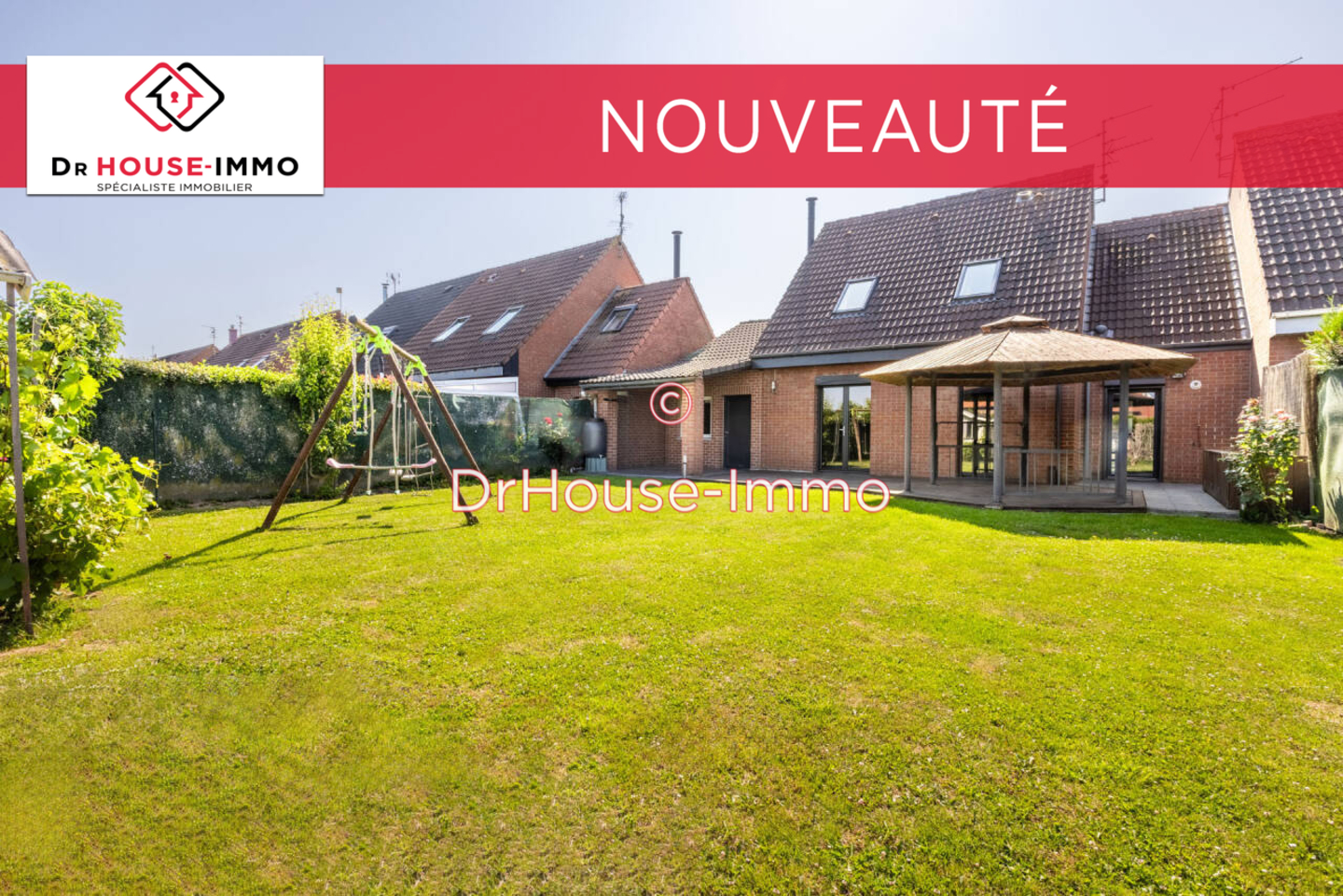 Photo 1 : Vente Maison 5 pièces Mérignies 107 m²