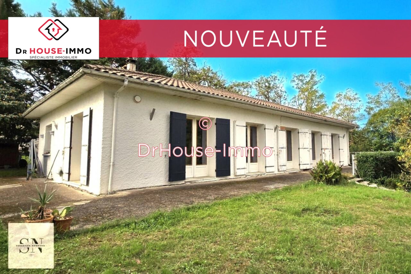 Photo 1 : Vente Maison 7 pièces Pujols 166 m²