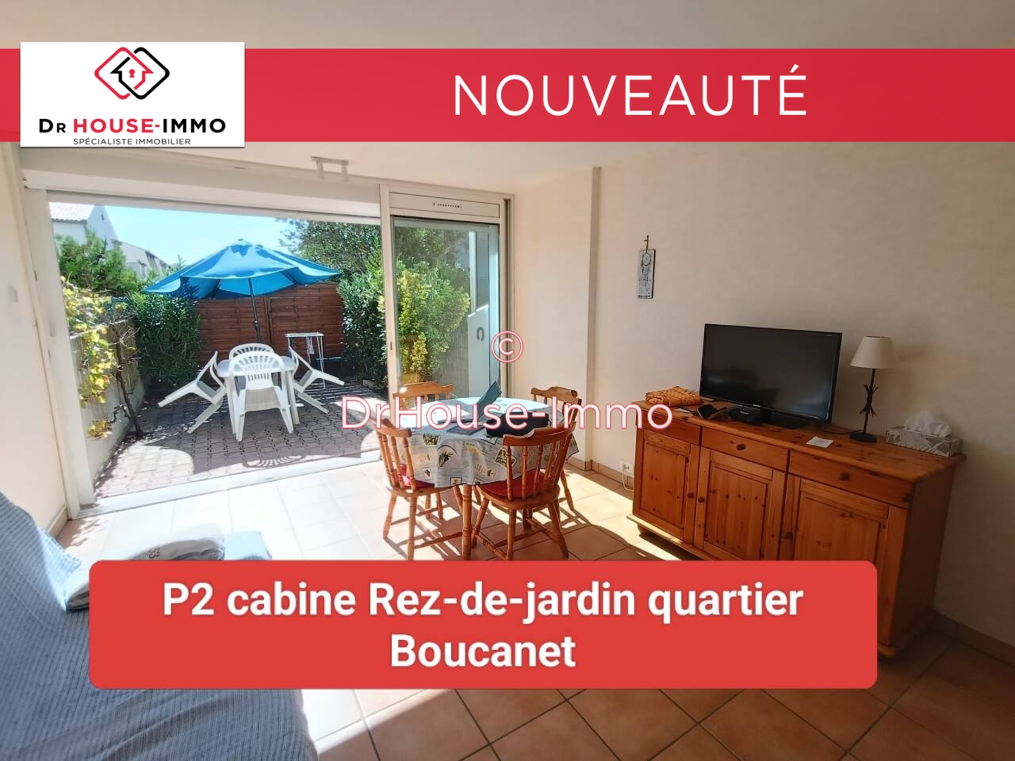 Photo 1 : Vente Appartement 2 pièces Le Grau-du-Roi 45 m²