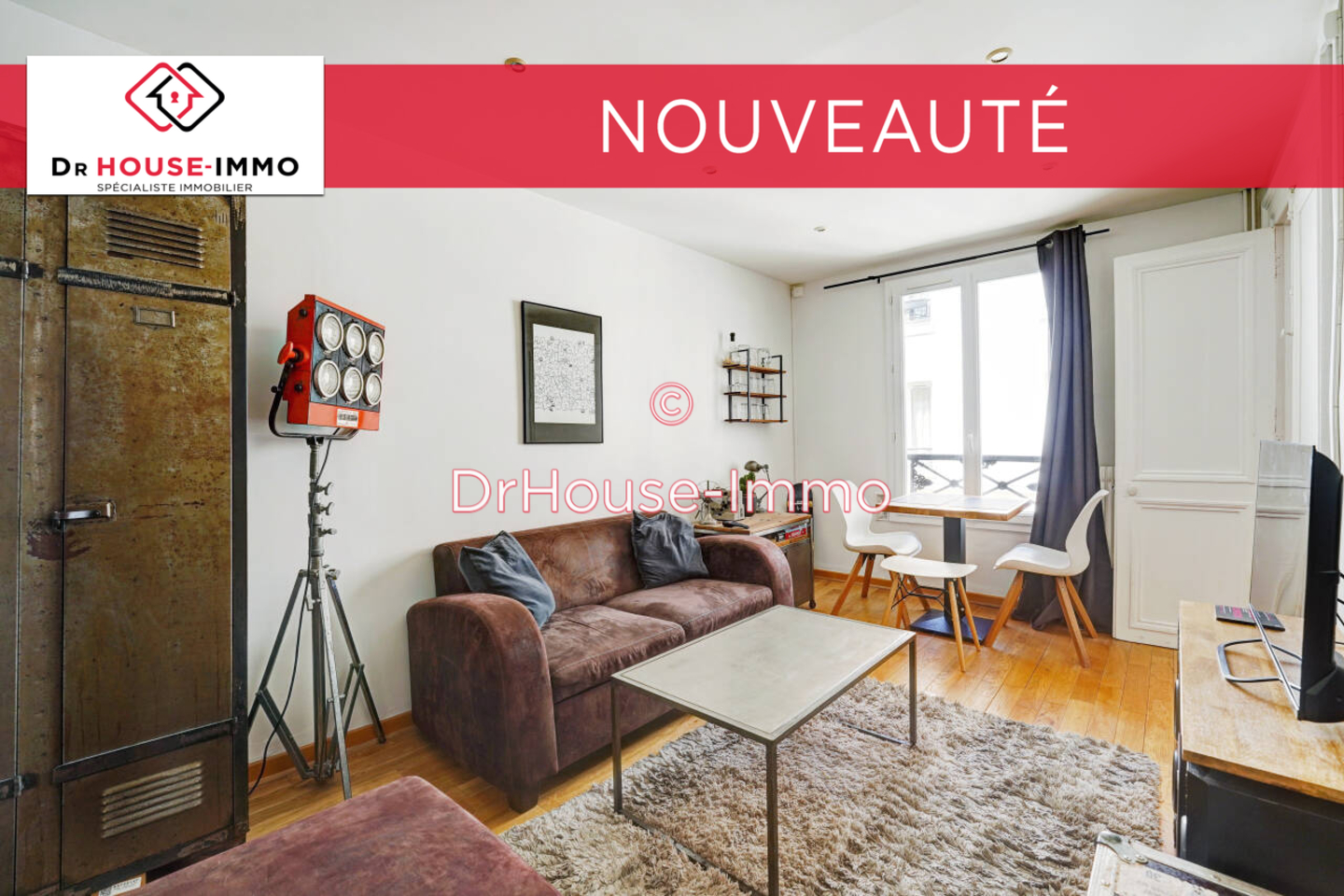 Photo 1 : Vente Appartement 2 pièces Paris 30 m²