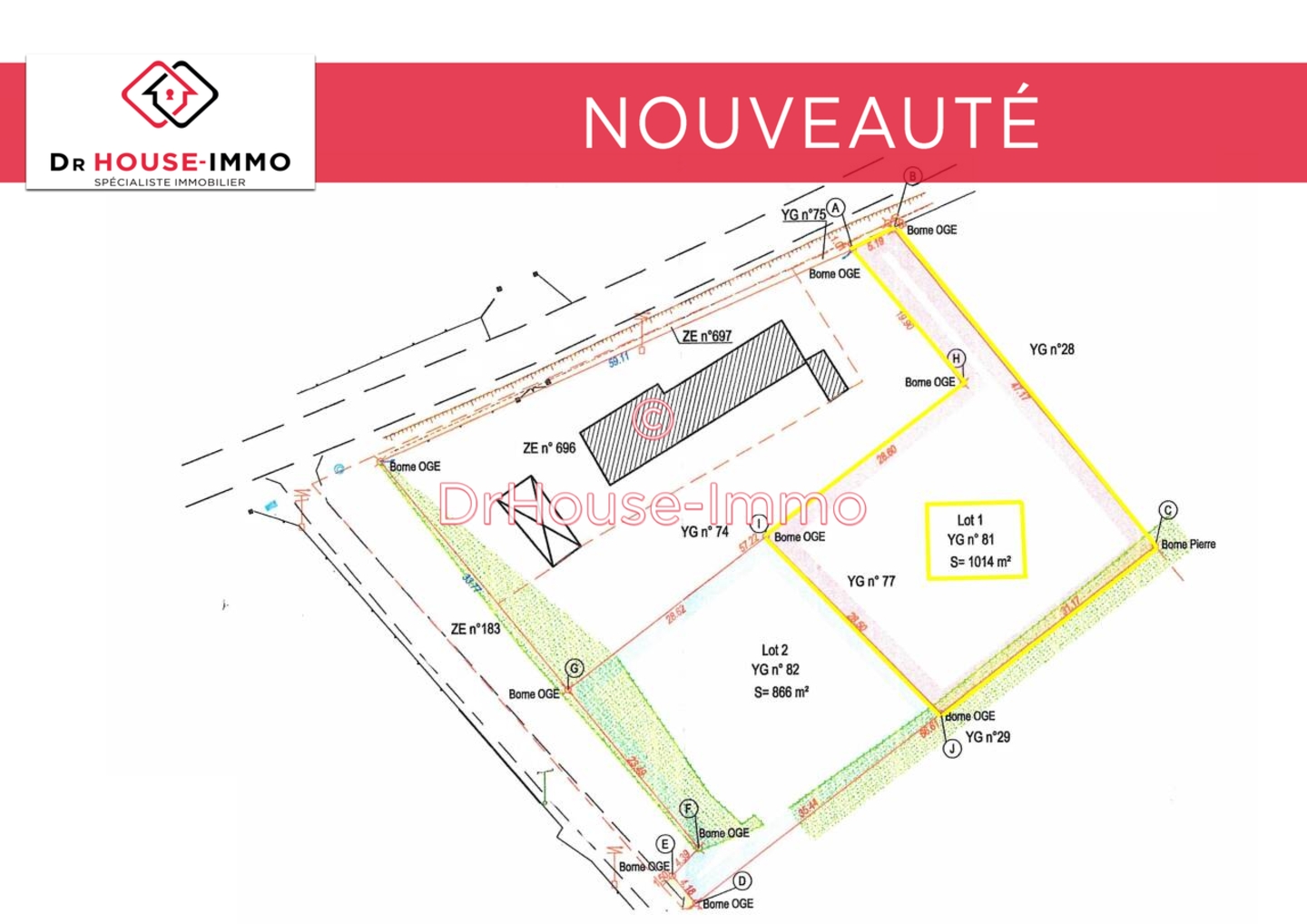 Photo 2 : Vente Terrain Saint-Maurice-sur-Fessard 1014 m²