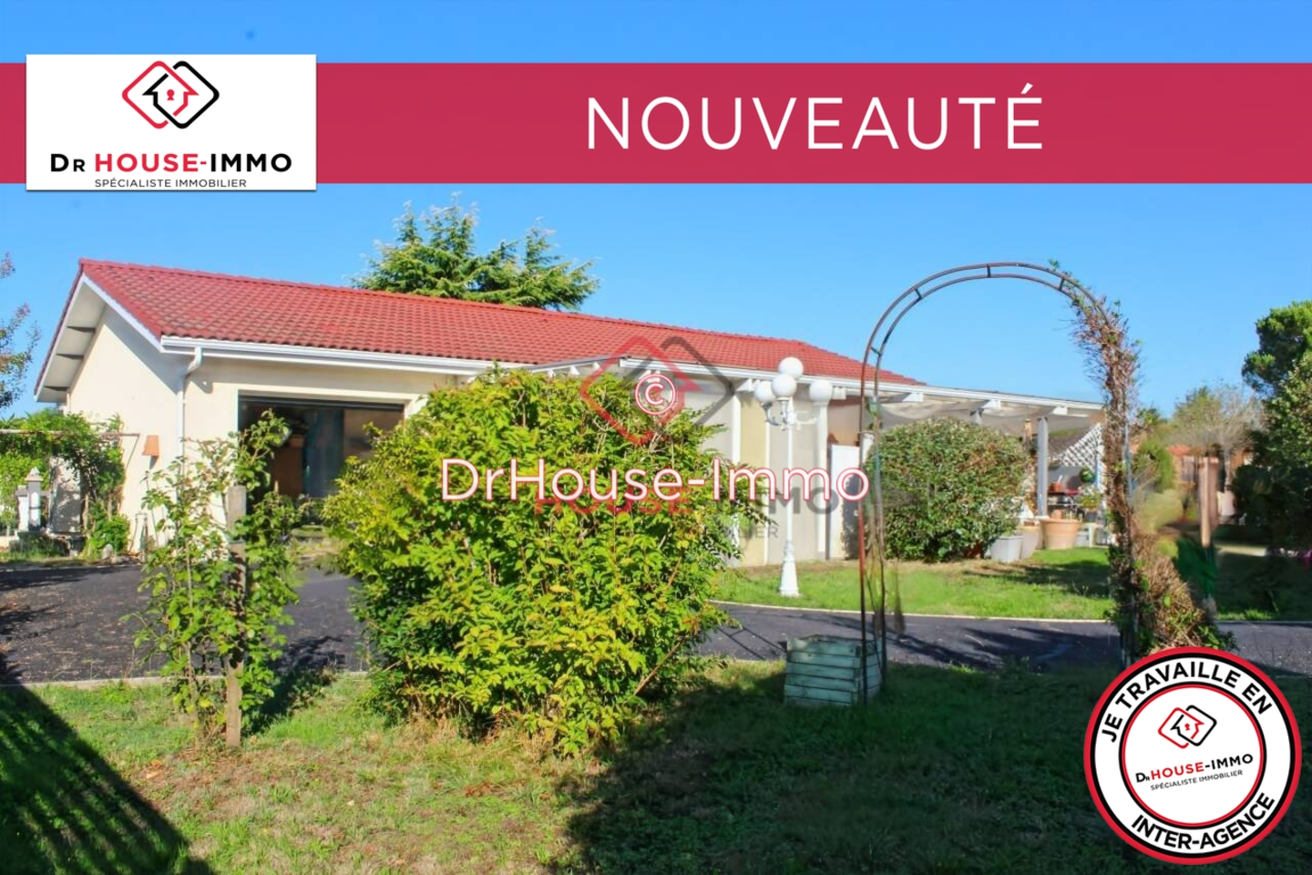 Photo 1 : Vente Maison 4 pièces Saint-Caprais-de-Bordeaux 86 m²