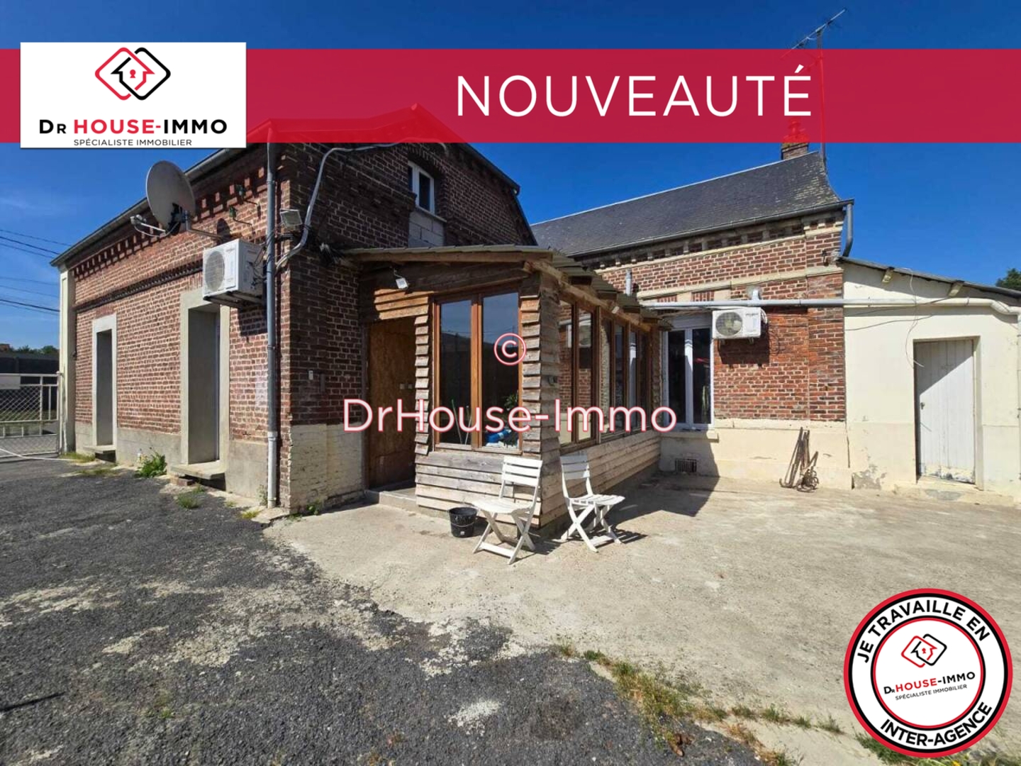 Photo 1 : Vente Immeuble 9 pièces Offoy 169 m²