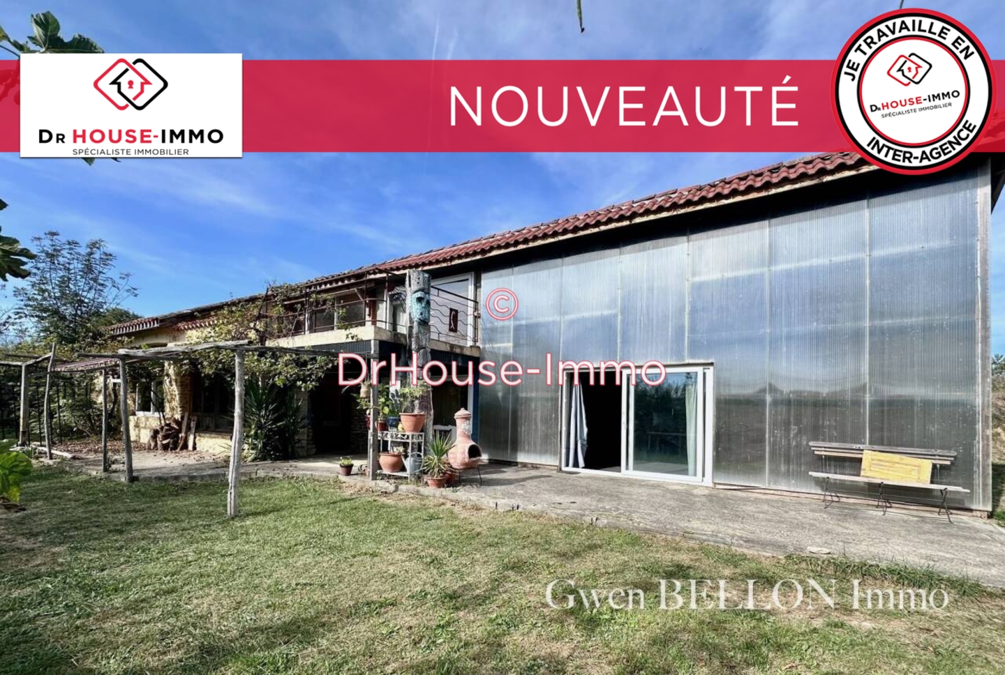 Photo 1 : Vente Maison 6 pièces Auzas 183 m²