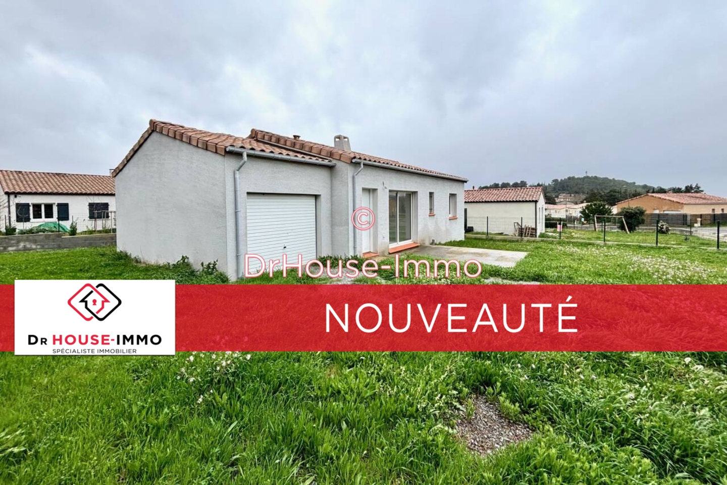 Photo 1 : Vente Maison 4 pièces Villeneuve-Minervois 82 m²