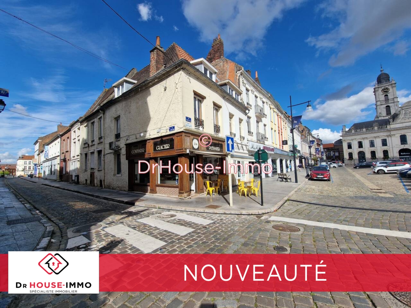 Photo 1 : Vente Immeuble 9 pièces Aire-sur-la-Lys 160 m²
