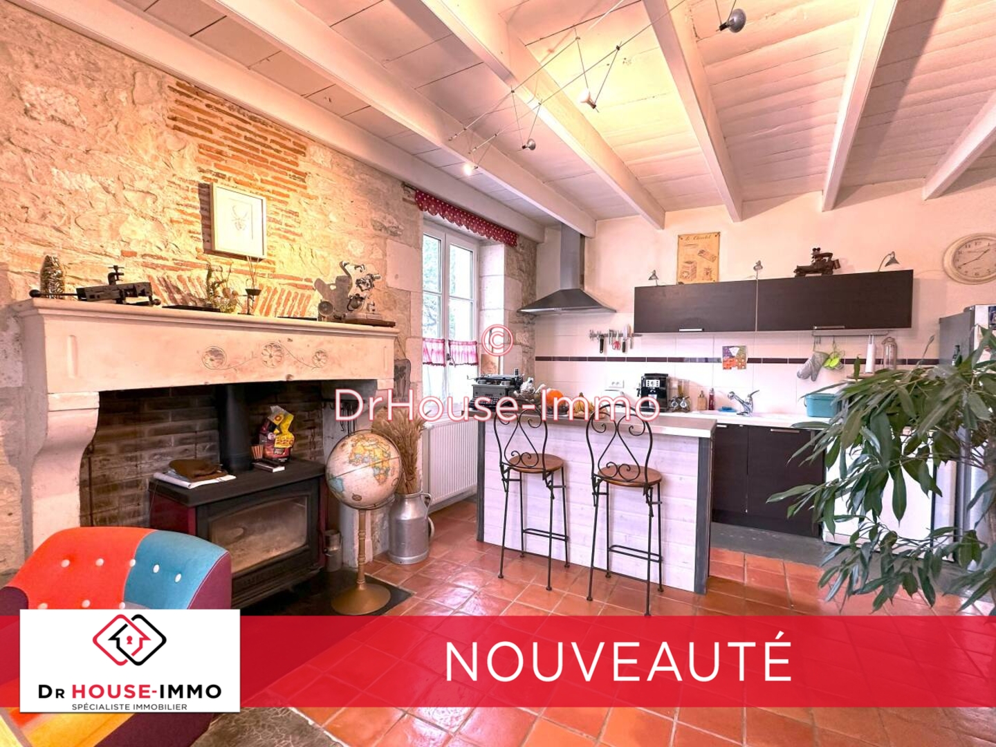 Photo 1 : Vente Maison 4 pièces Nanclars 93 m²