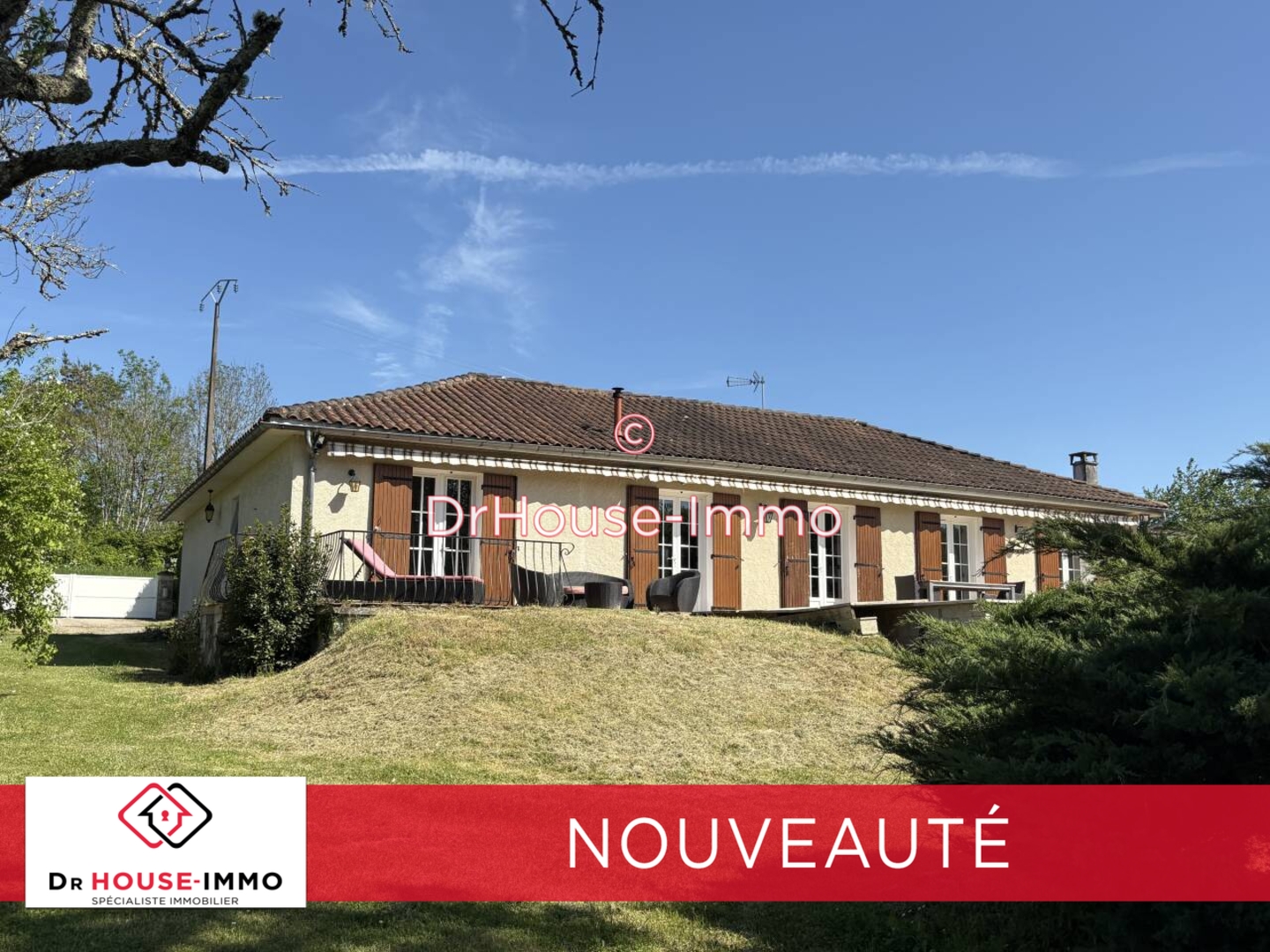 Photo 1 : Vente Maison 6 pièces Bourdeilles 140 m²