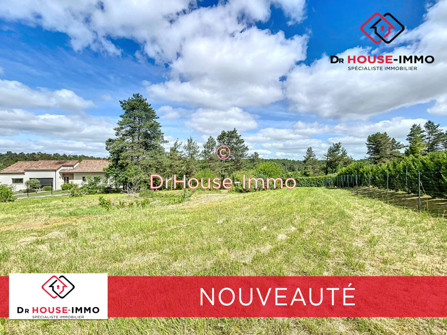 Photo 1 : Vente Terrain Cornille 1668 m²