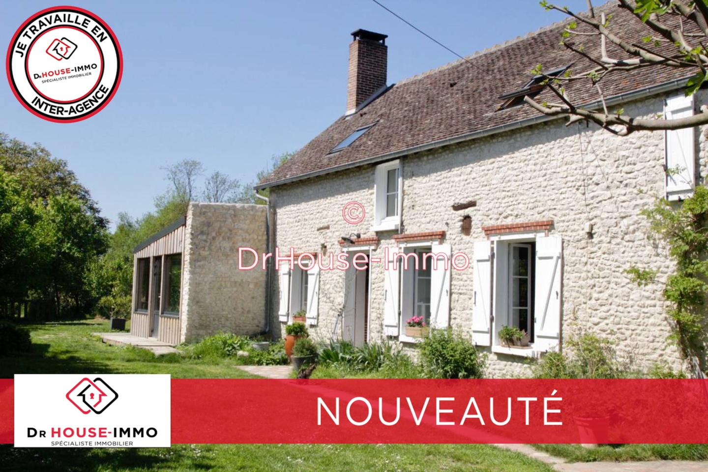 Photo 1 : Vente Maison 9 pièces Sceaux-du-Gâtinais 225 m²