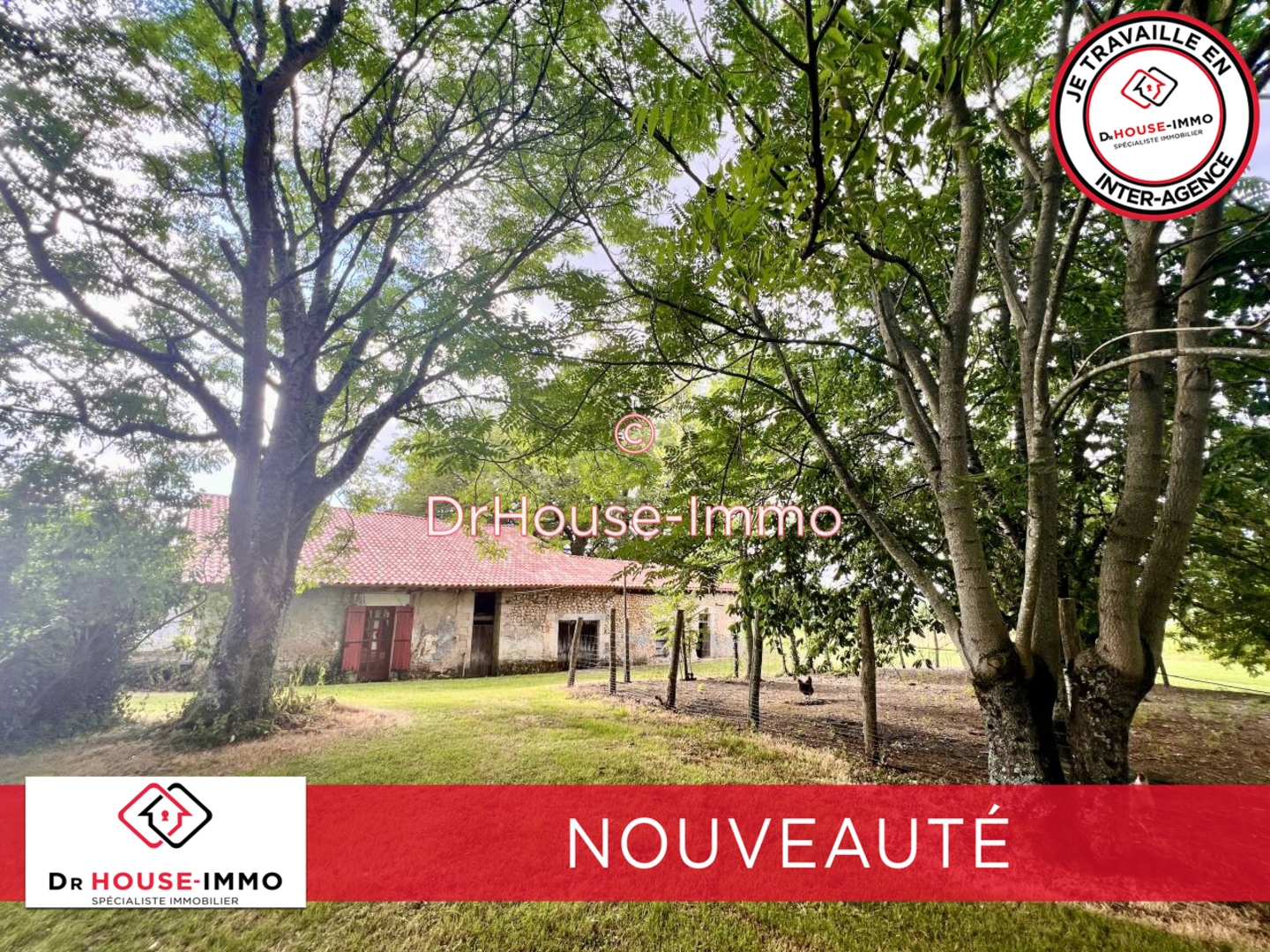Photo 1 : Vente Maison 3 pièces Ribérac 72 m²