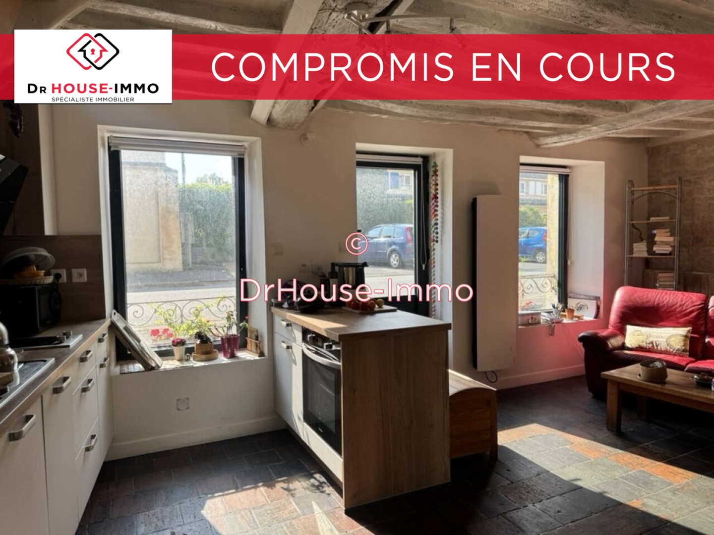 Photo 1 : Vente Maison 3 pièces Bayeux 61 m²