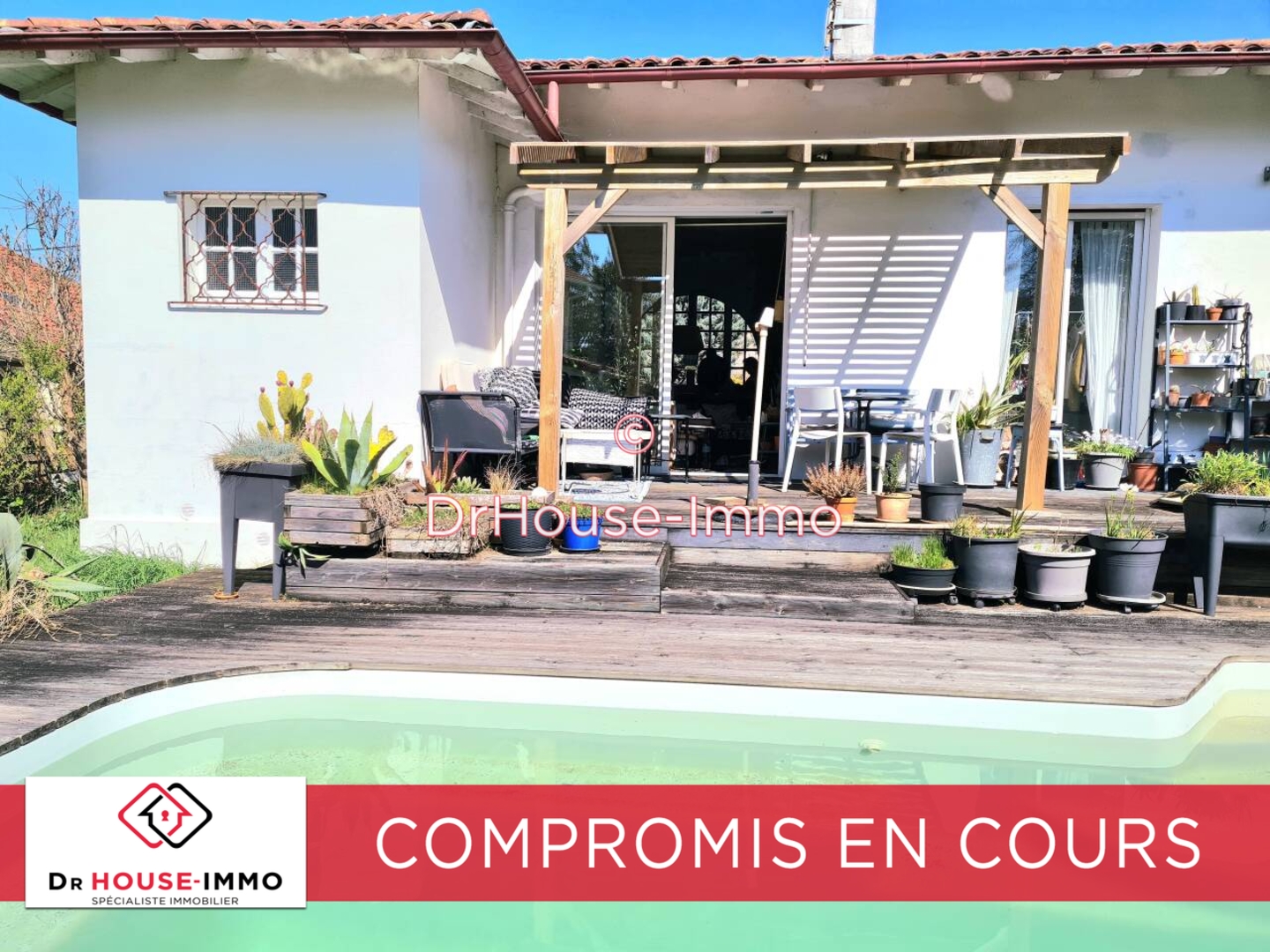 Photo 1 : Vente Maison 3 pièces Dax 63 m²
