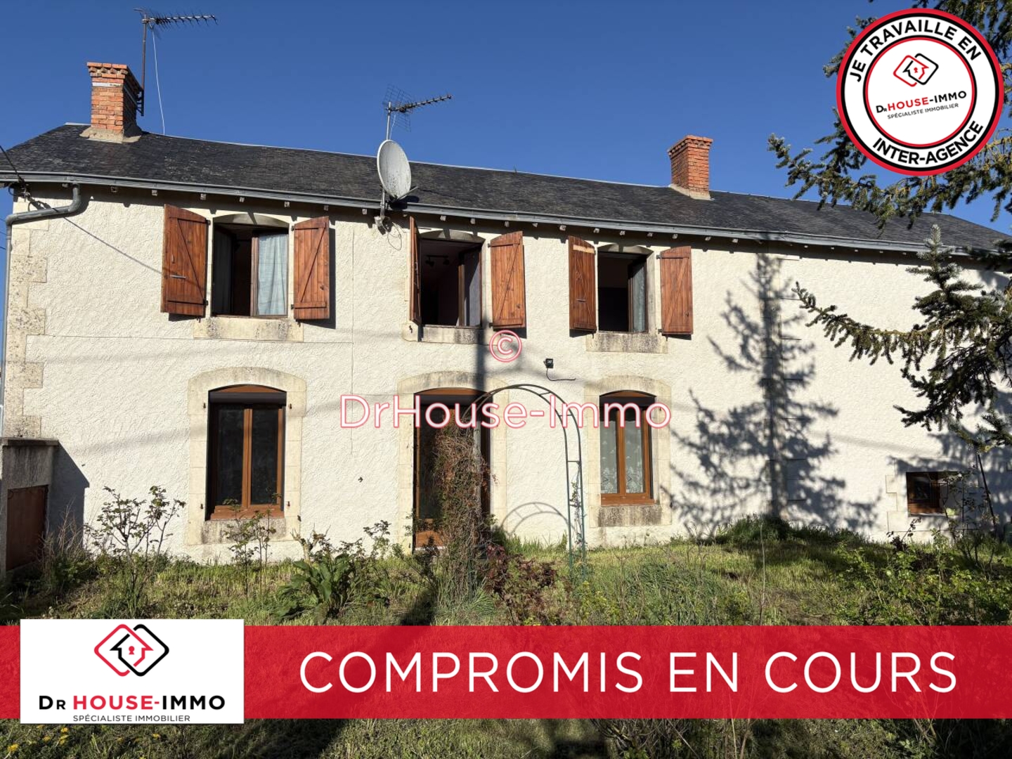 Photo 1 : Vente Maison 5 pièces Vouzailles 179 m²