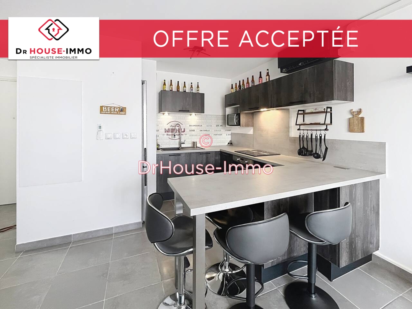 Photo 1 : Vente Appartement 3 pièces Vitrolles 60 m²