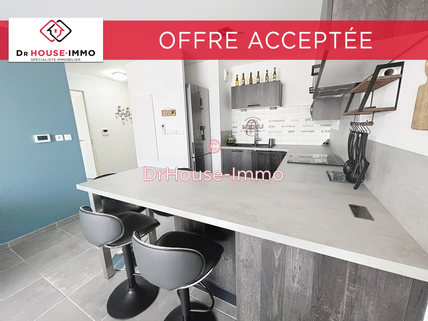 Photo 3 : Vente Appartement 3 pièces Vitrolles 60 m²