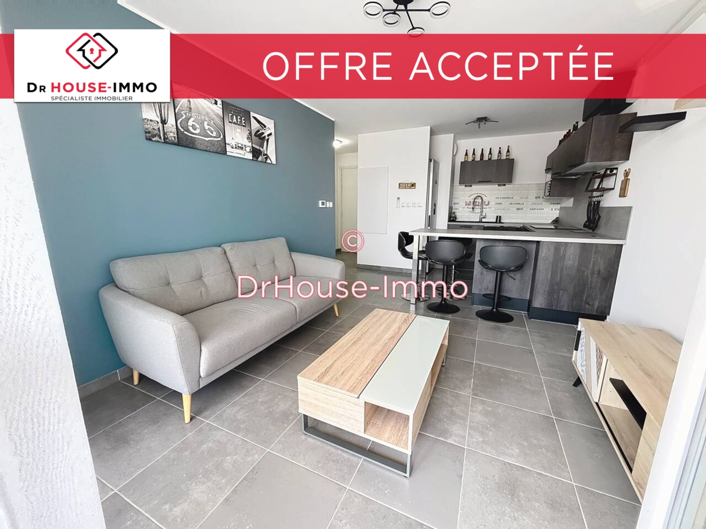 Photo 2 : Vente Appartement 3 pièces Vitrolles 60 m²
