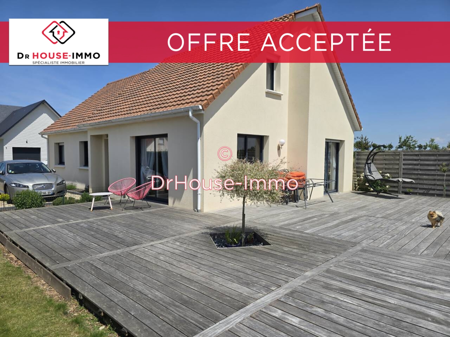 Photo 1 : Vente Maison 4 pièces Tourville-sur-Arques 120 m²