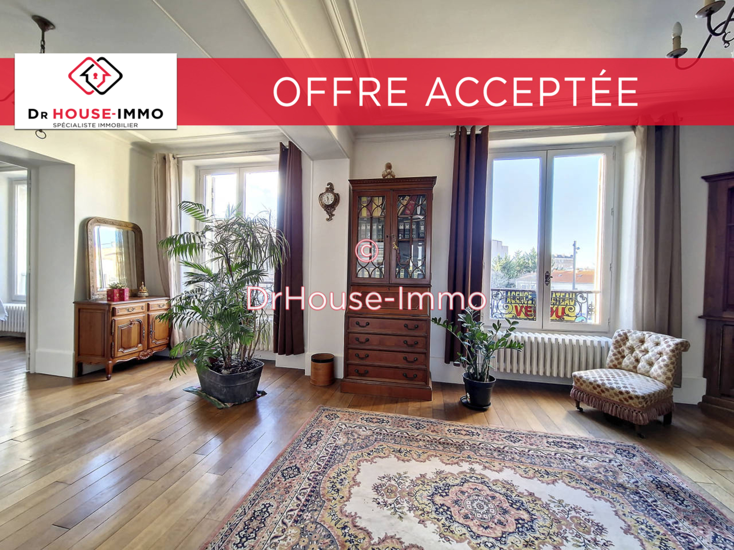 Photo 1 : Vente Appartement 5 pièces Le Bourget 105 m²