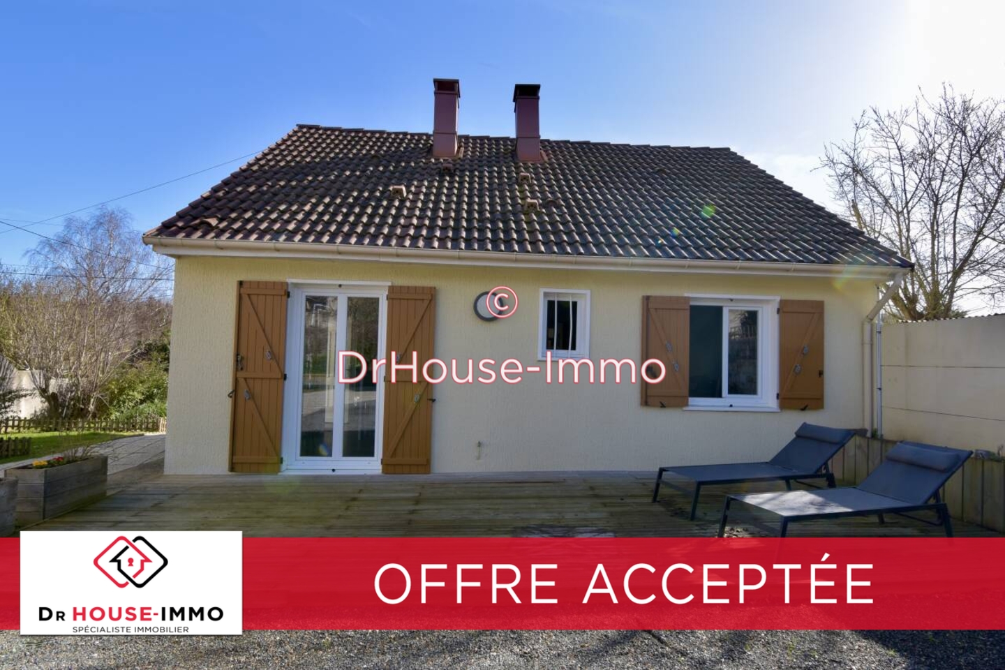 Photo 1 : Vente Maison 3 pièces Bouafle 64 m²