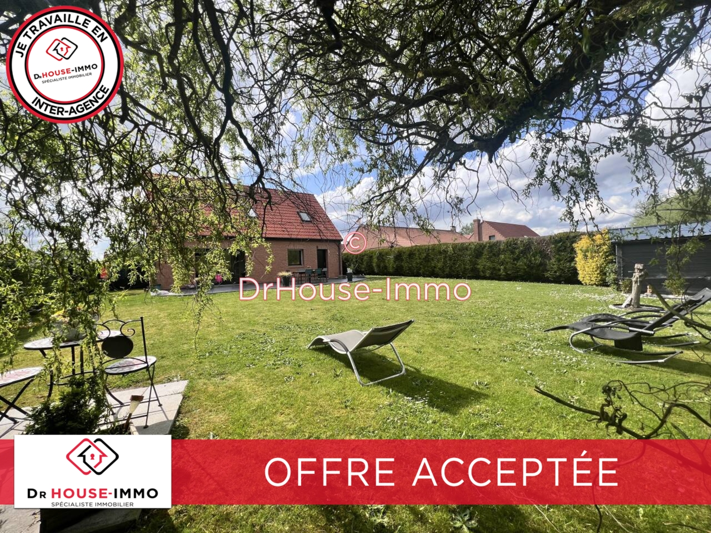 Photo 1 : Vente Maison 7 pièces Sars-et-Rosières 115 m²