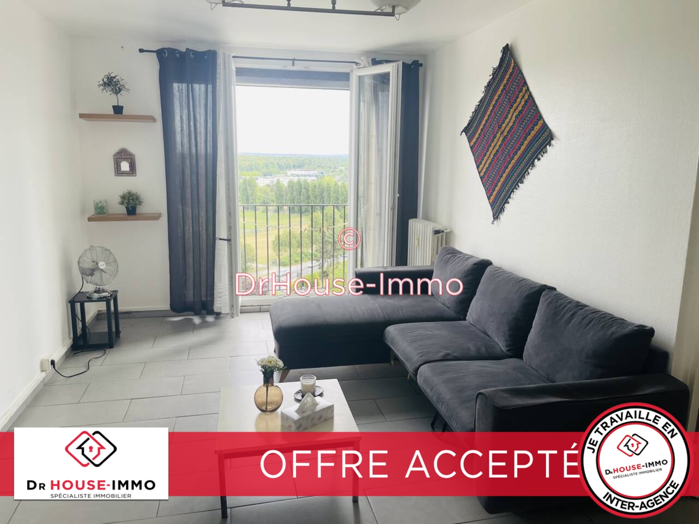 Photo 1 : Vente Appartement 3 pièces Creil 53 m²