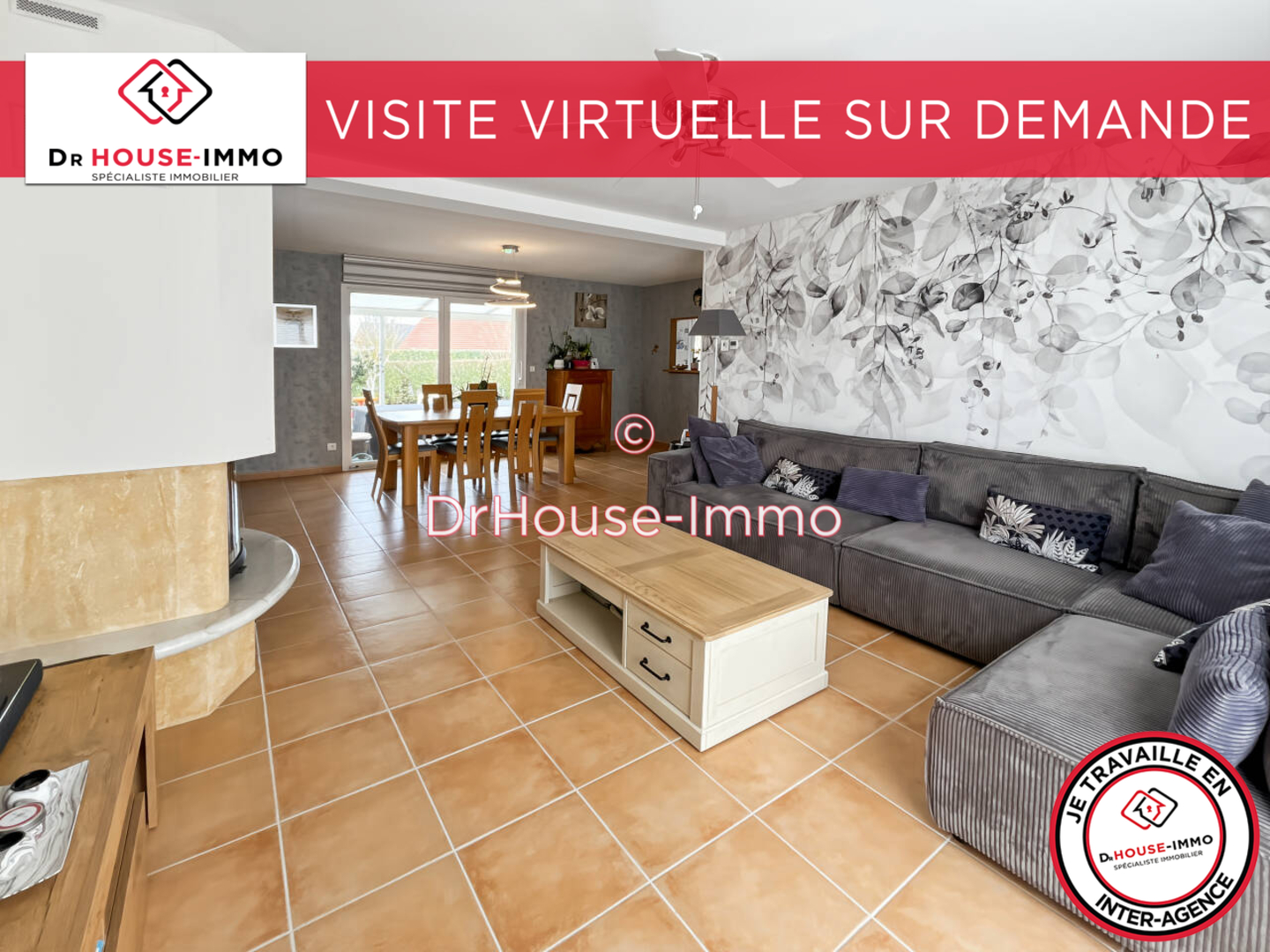 Photo 2 : Vente Maison 6 pièces Bretteville-sur-Laize 140 m²