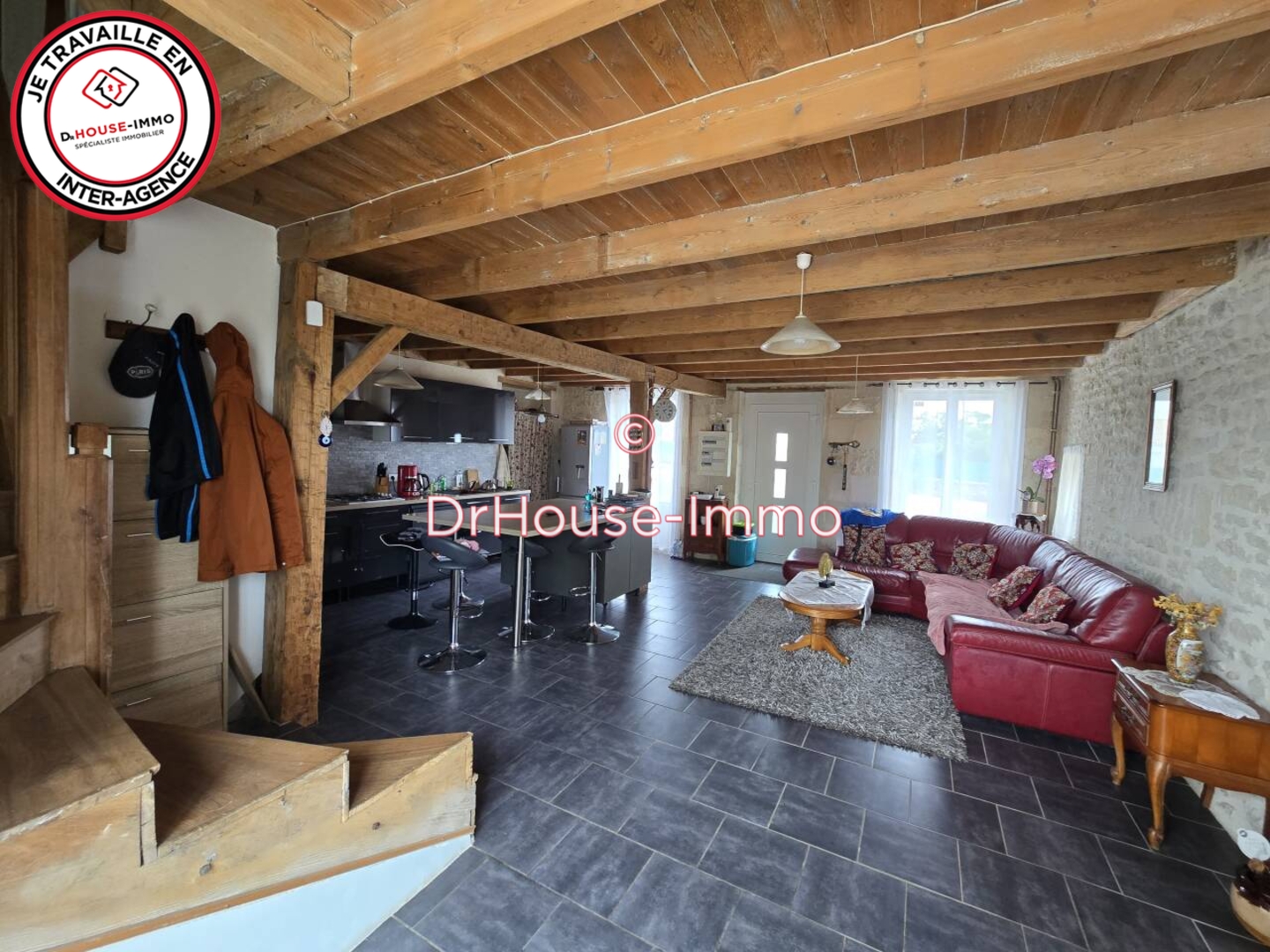 Photo 3 : Vente Maison 5 pièces Nanteuil 115 m²
