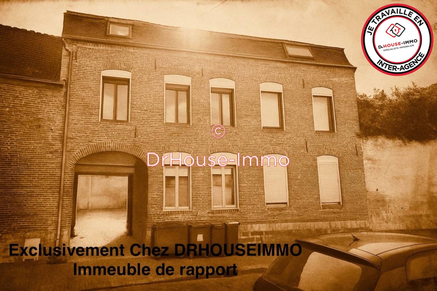 Photo 1 : Vente Immeuble 15 pièces Le Quesnoy 463 m²