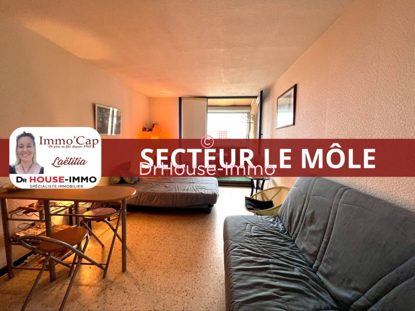 Appartement 1 pièce de 20 m² - Cap d'Agde (34300)
