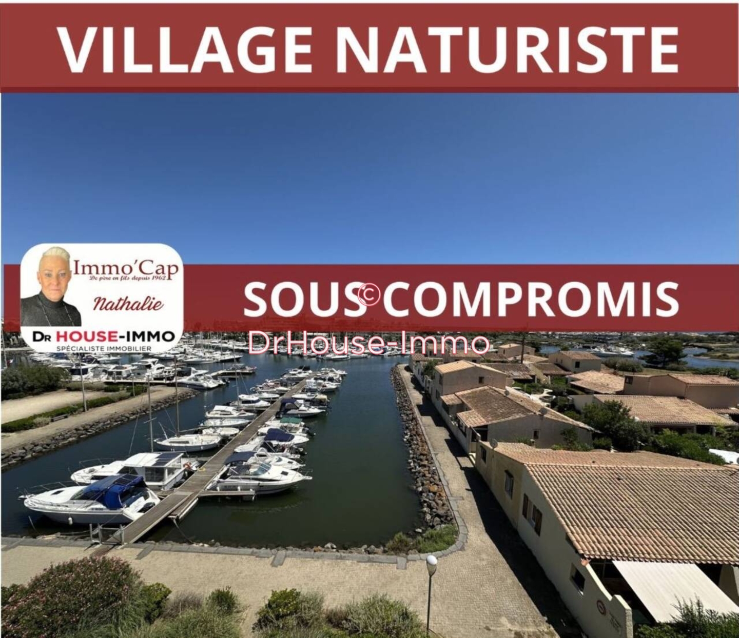 Appartement 1 pièce de 14 m² - Cap d'Agde (34300)
