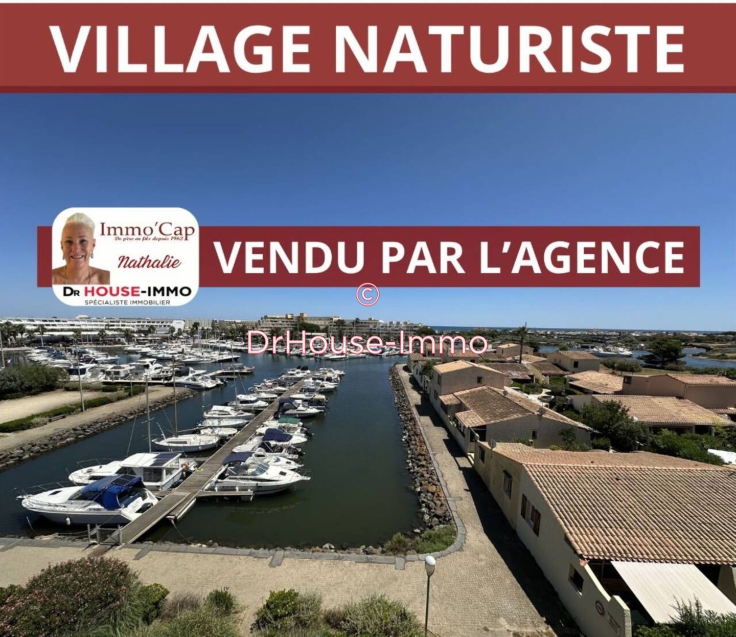 Appartement 1 pièce de 14 m² - Cap d'Agde (34300)