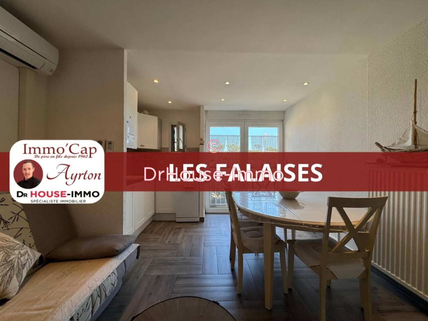 Appartement 3 pièces de 39 m² - Cap d'Agde (34300)