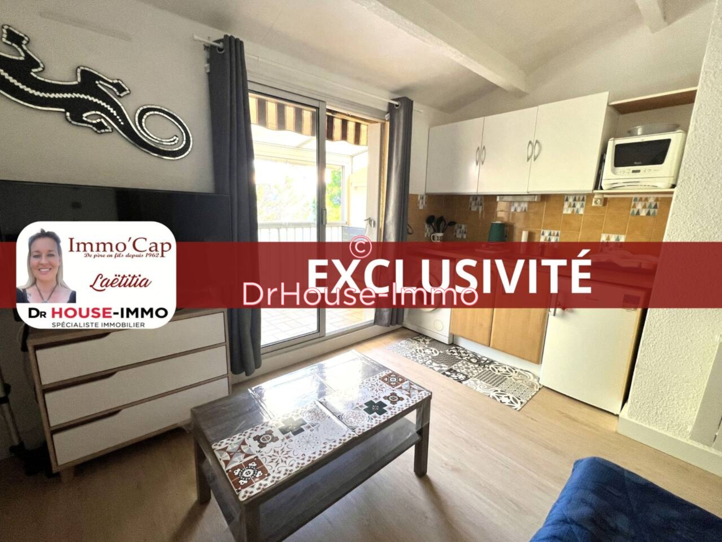Appartement 2 pièces de 19 m² - Cap d'Agde (34300)
