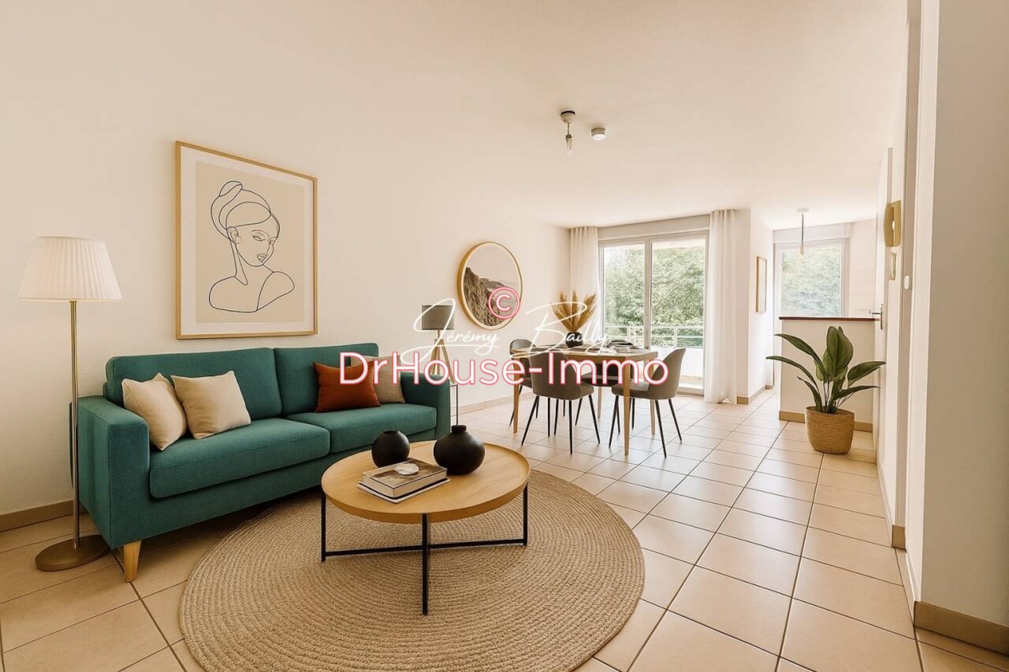 Appartement 2 pièces de 46 m² - Saint-Estève (66240)