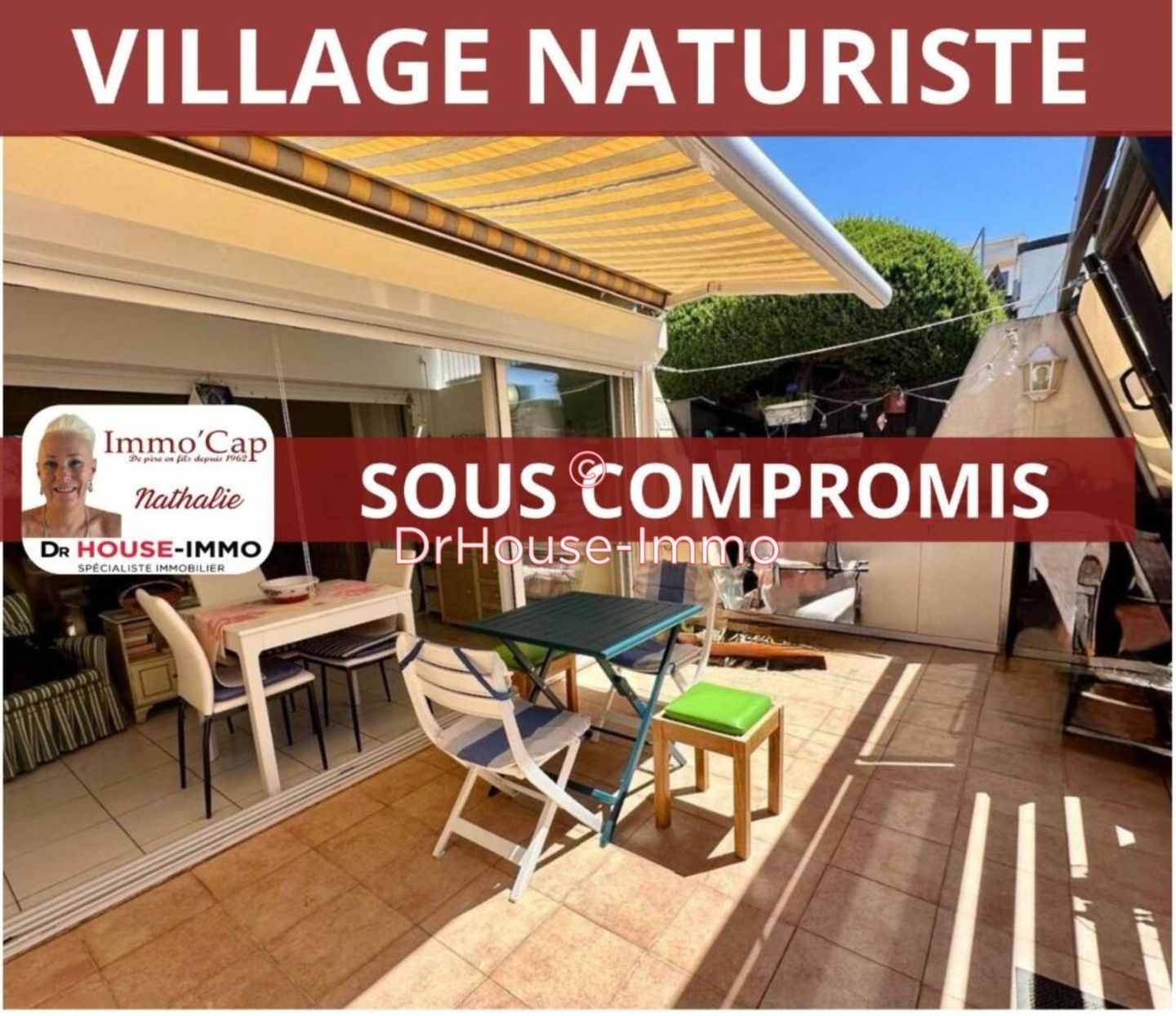 Maison 2 pièces de 26 m² - Cap d'Agde (34300)