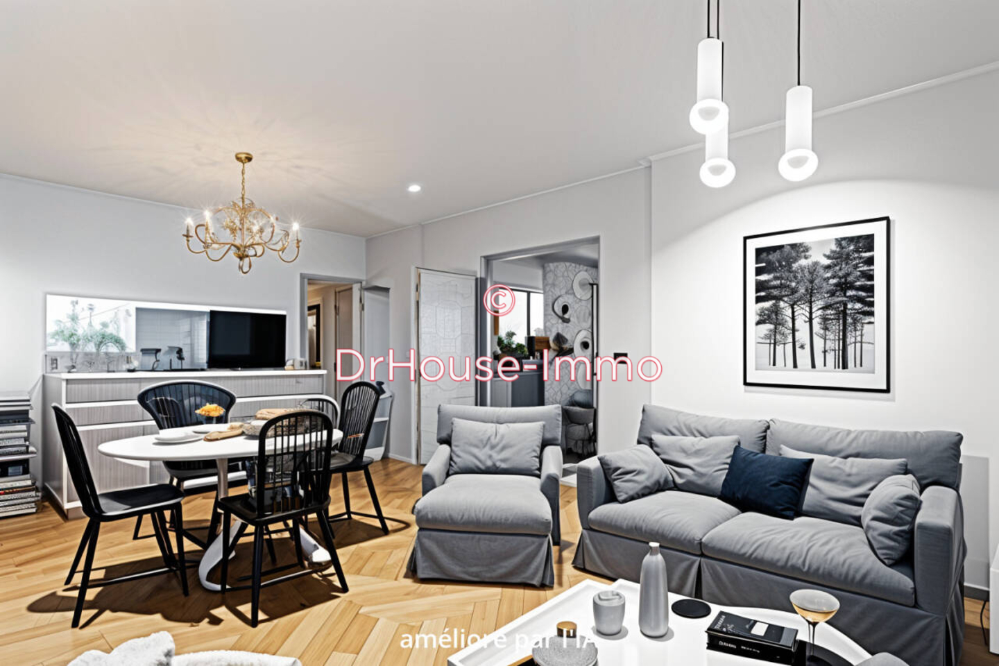 Appartement 3 pièces de 75 m² - Mérignac (33700)