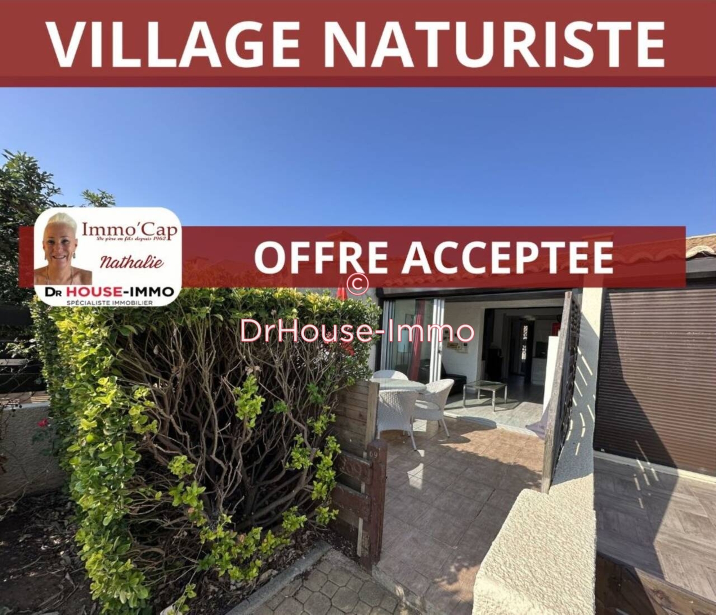 Maison 2 pièces de 21 m² - Cap d'Agde (34300)
