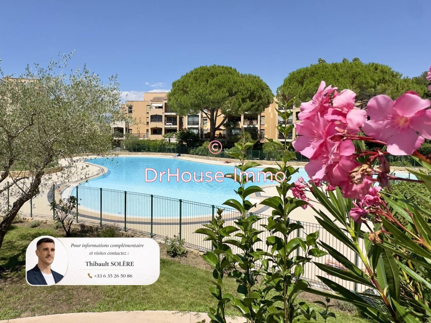 Appartement 3 pièces de 70 m² - Mougins (06250)