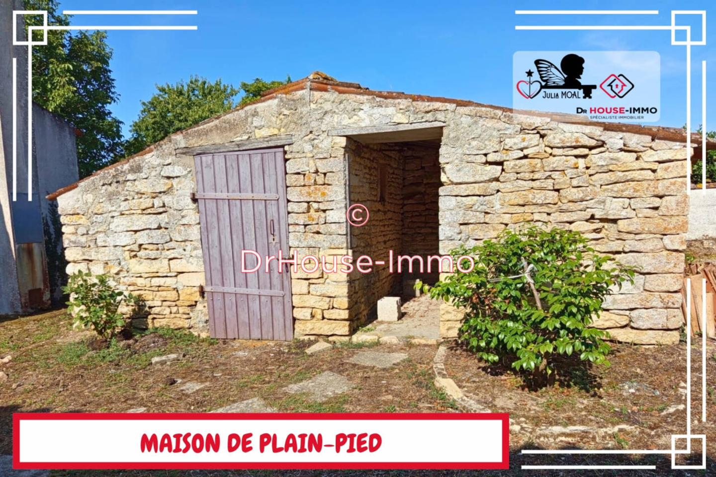 Maison 4 pièces de 111 m² - Chaillé-les-Marais (85450)