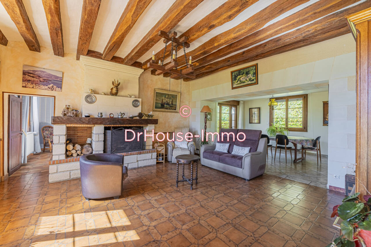 Maison 6 pièces de 158 m² - Neuillé-le-Lierre (37380)