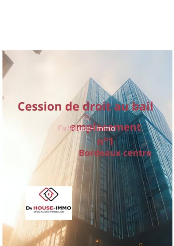 Commerce 4 pièces de 90 m² - Bordeaux (33000)