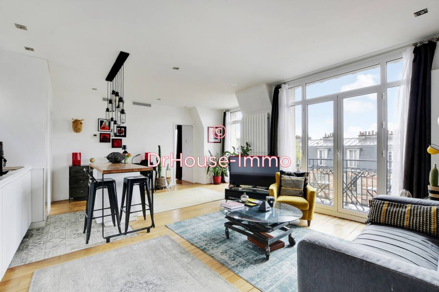 Appartement 3 pièces de 58 m² - Paris (75020)