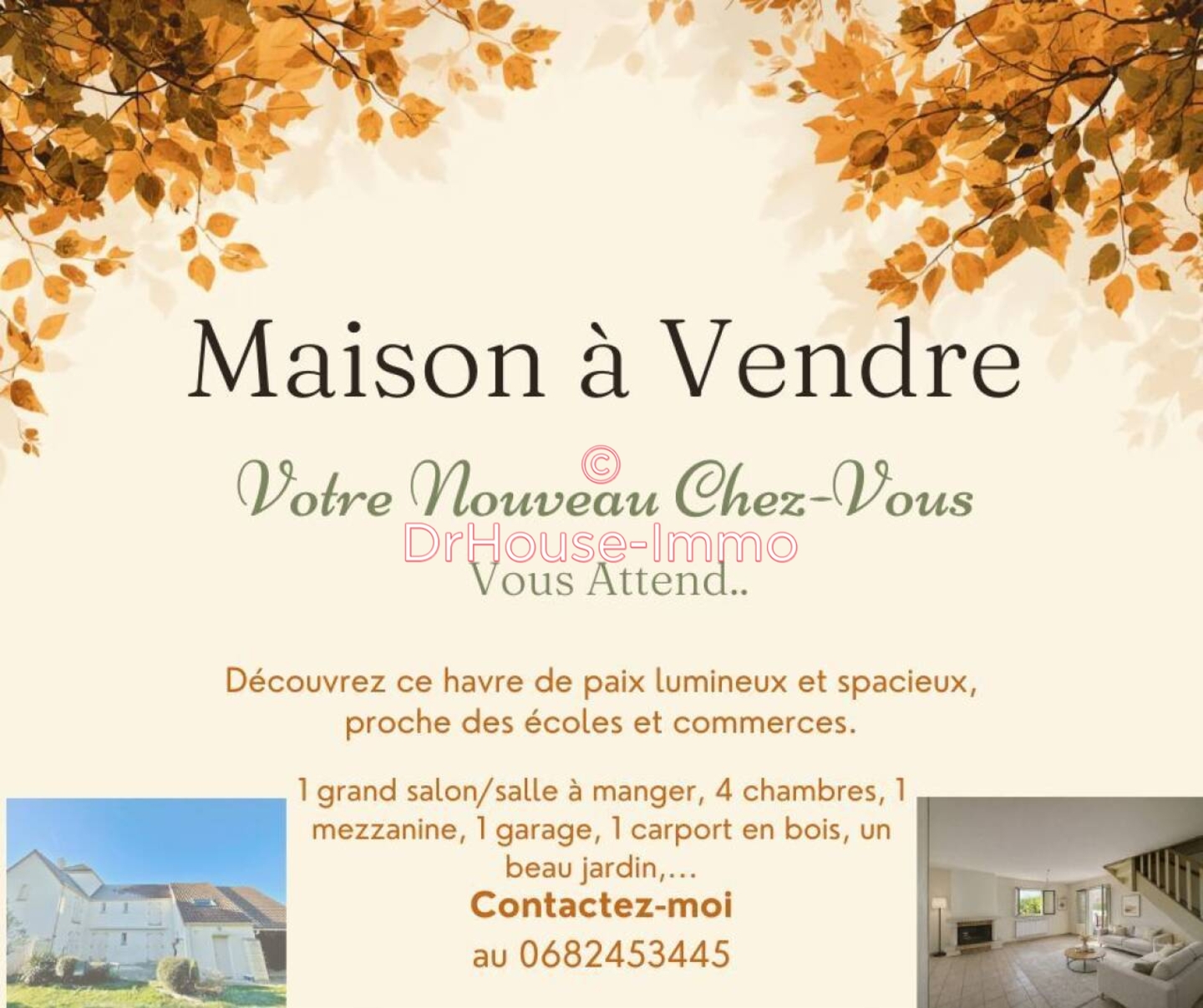 Maison 5 pièces de 174 m² - Montévrain (77144)