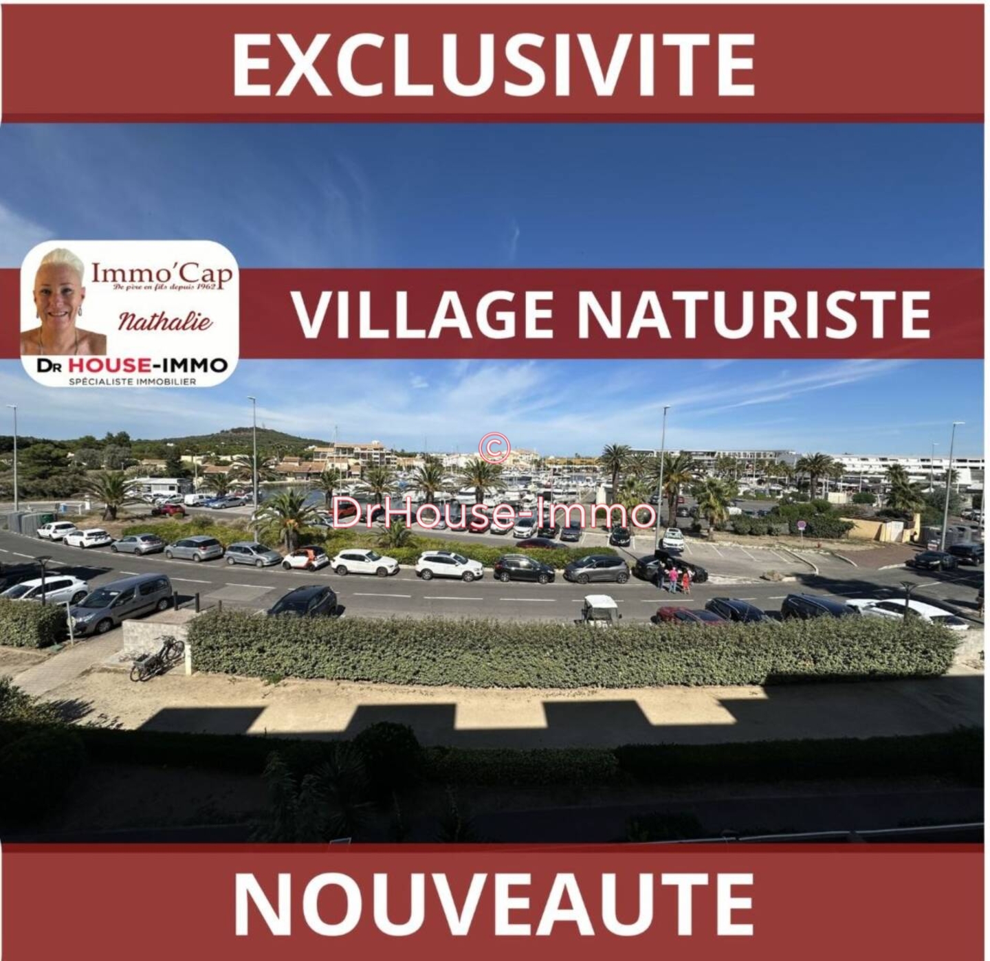 Appartement 1 pièce de 23 m² - Cap d'Agde (34300)