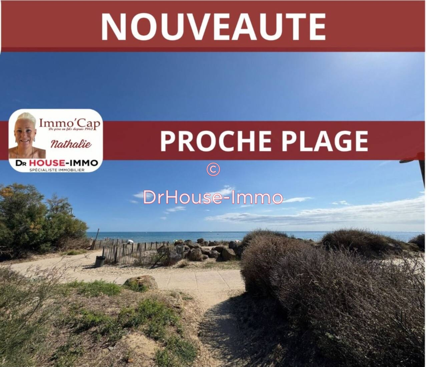 Appartement 1 pièce de 18 m² - Cap d'Agde (34300)