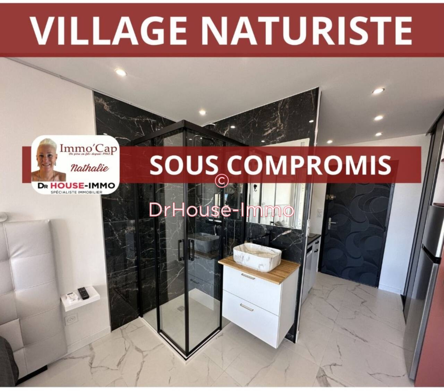 Appartement 1 pièce de 16 m² - Cap d'Agde (34300)