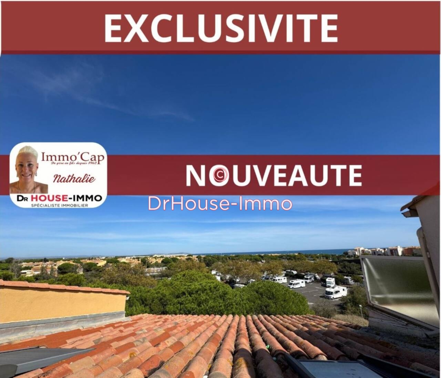 Appartement 3 pièces de 55 m² - Cap d'Agde (34300)