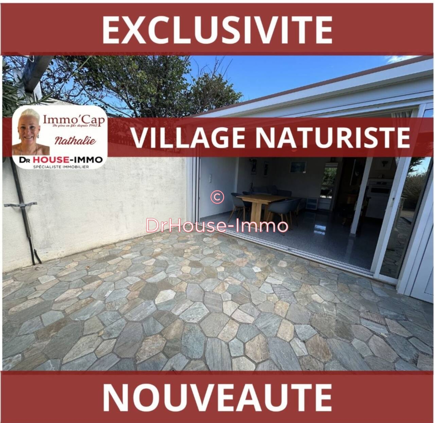 Maison 2 pièces de 27 m² - Cap d'Agde (34300)